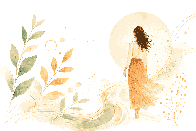 femme-chemin-paisible